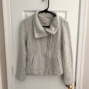 LOFT Women’s Petite Assymetrical Sweater Jacket